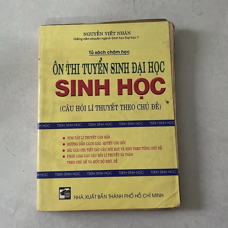 Ôn thi thuyển sinh Đại học Sinh học - Nguyễn Viết Nhân - 1997s 521514