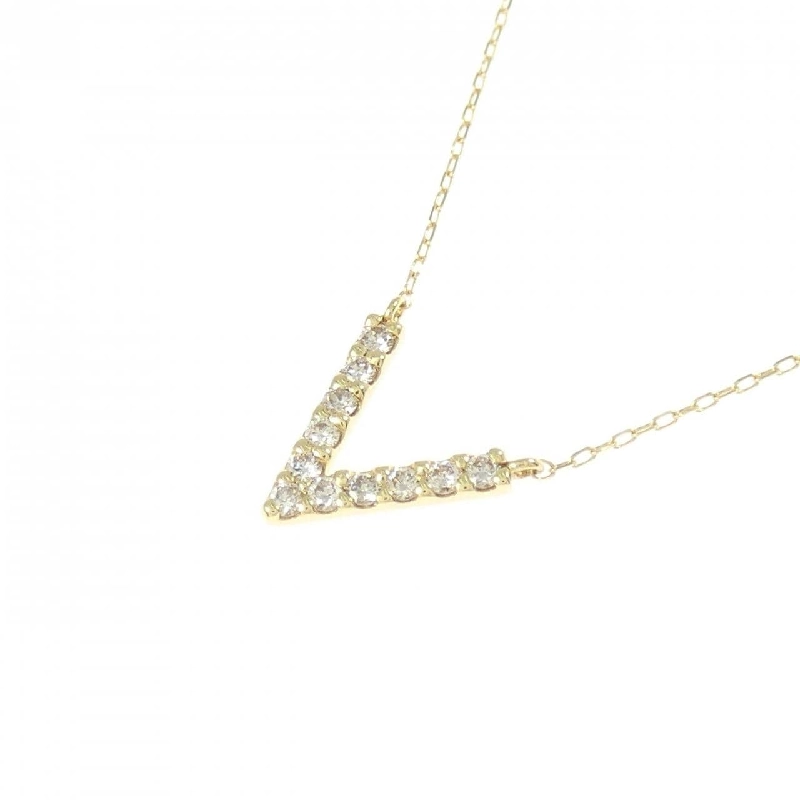 Dây chuyền kim cương K18YG 0.10CT - Hàng hiệu Chính hãng 859710