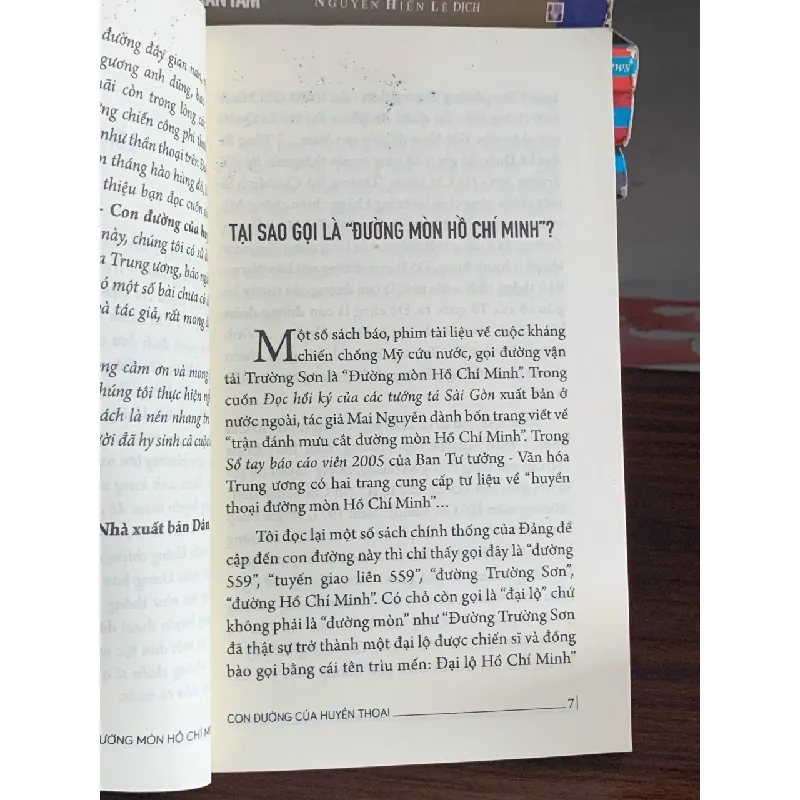 Đường mòn Hồ Chí Minh COn đường của huyền thoại- Nguyễn Thanh Tâm 702211