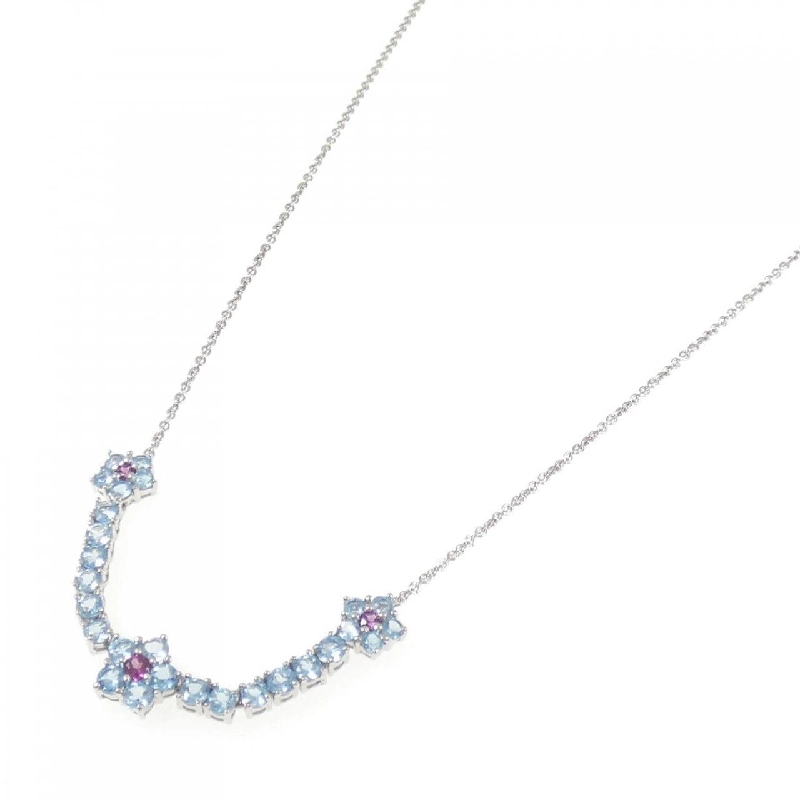 K18WG Garnet Necklace - Hàng hiệu Authentic 857221