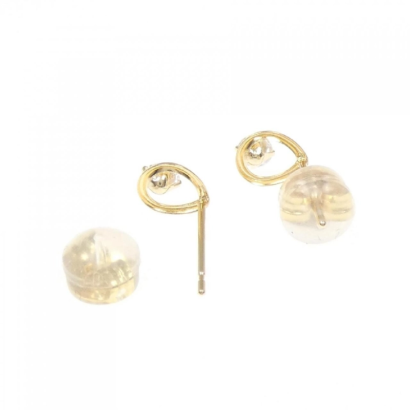 K18YG Bông tai hình khối - Hàng hiệu Chính hãng 868084