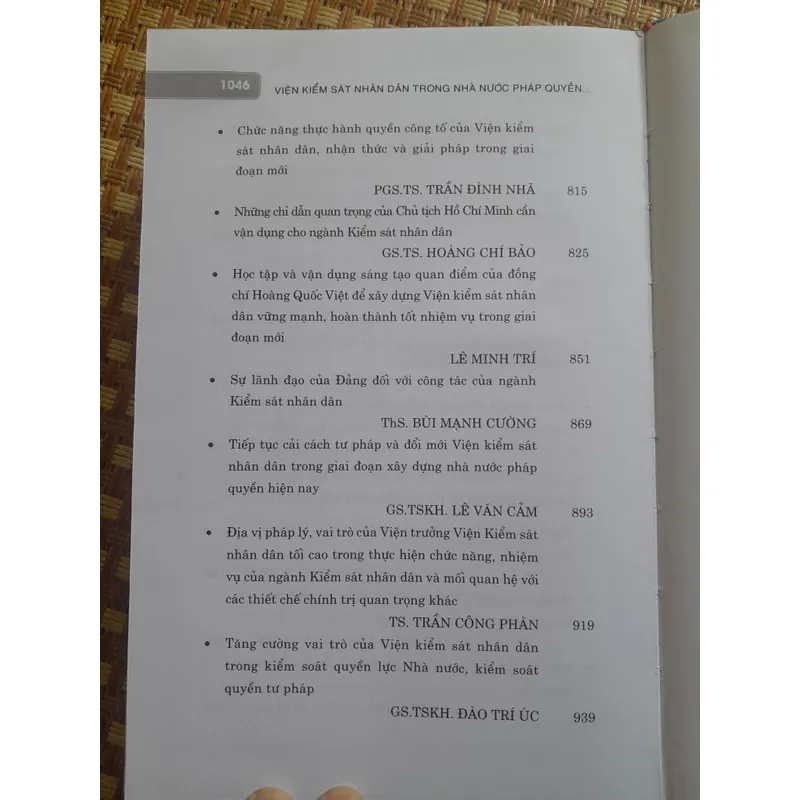 VIỆN KIỂM SÁT NHÂN DÂN TRONG NHÀ NƯỚC PHÁP QUYỀN... 736021