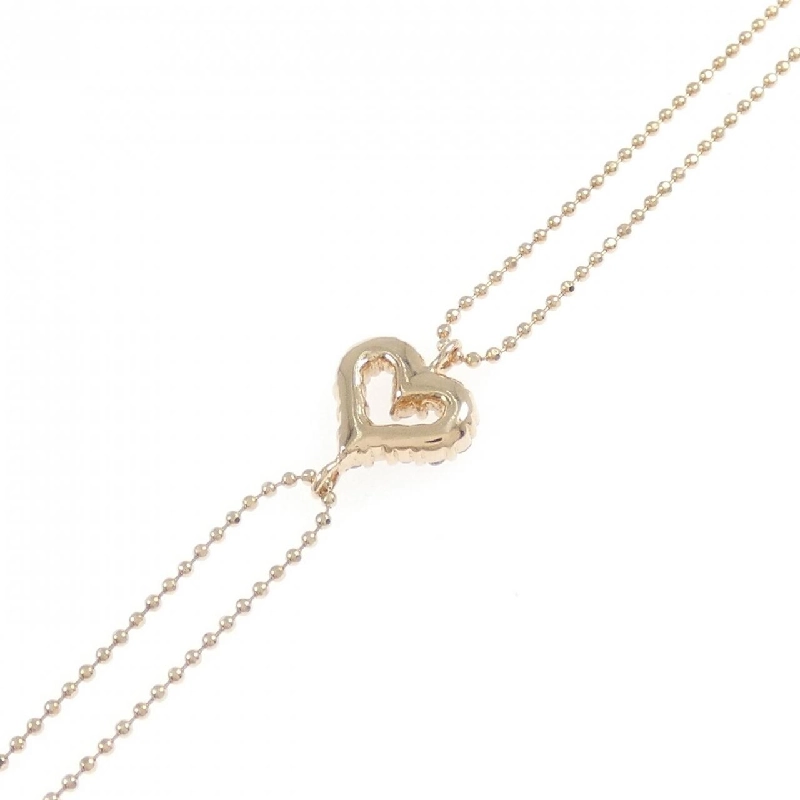 K14PG Vòng tay kim cương hình trái tim 0.20CT - Hàng hiệu Chính hãng 871715