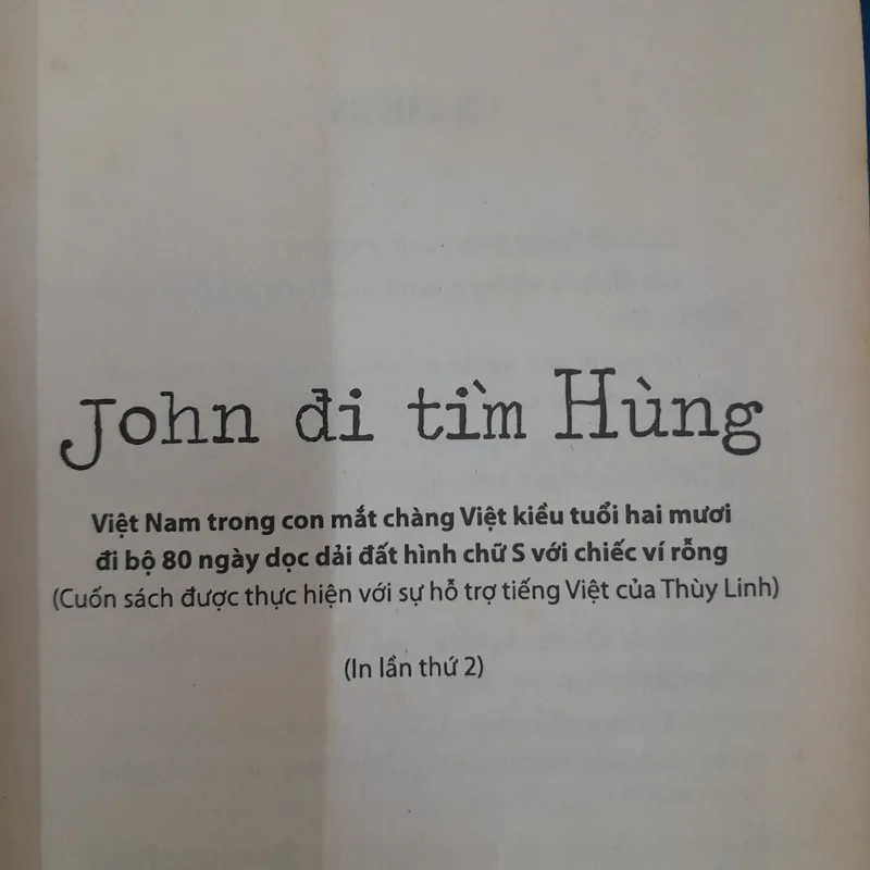 John đi tìm Hùng. Tran Hung John 574274