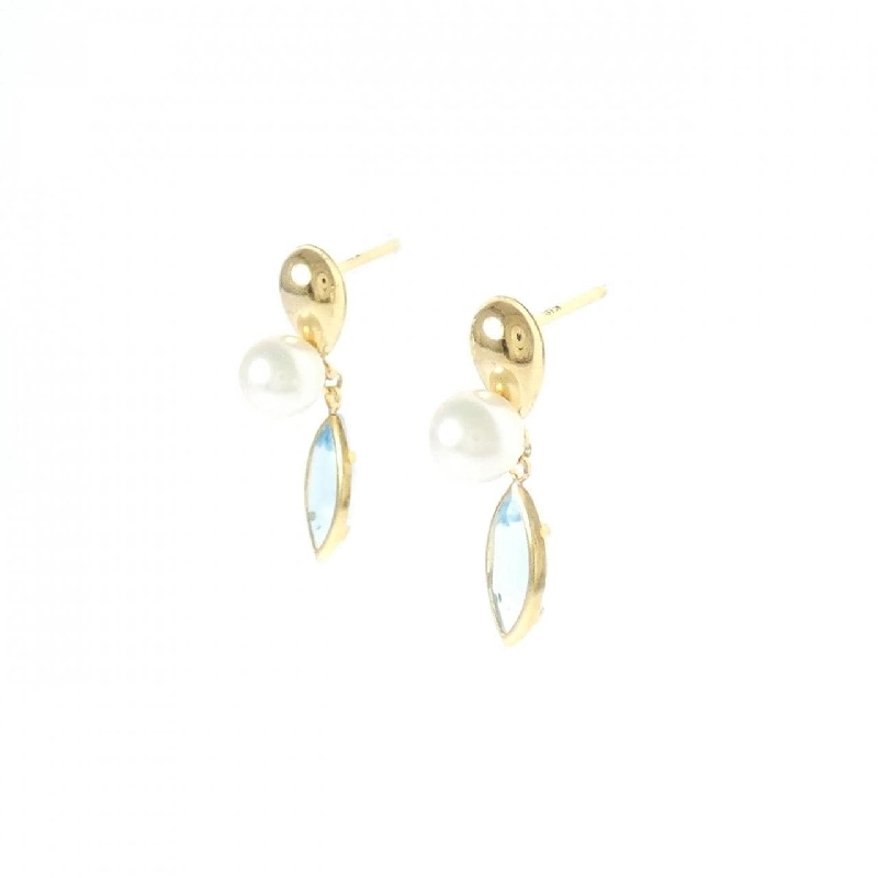 Bông tai ngọc trai Akoya K18YG 4.5mm - Hàng hiệu Chính hãng 865520