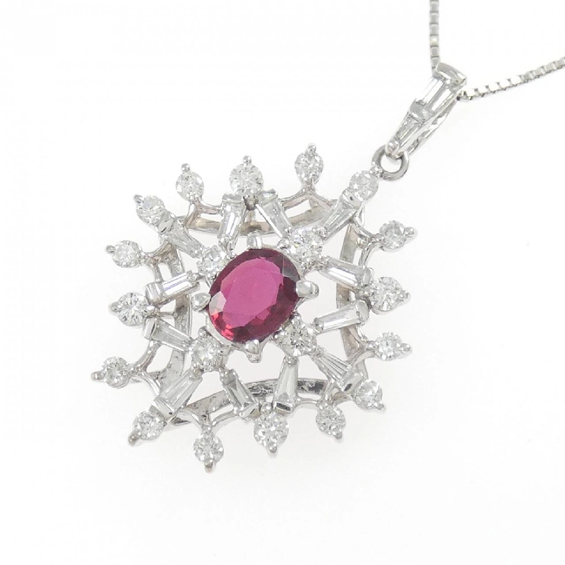 Dây chuyền ruby PT900/PT850 0.697CT - Hàng hiệu Chính hãng 856882