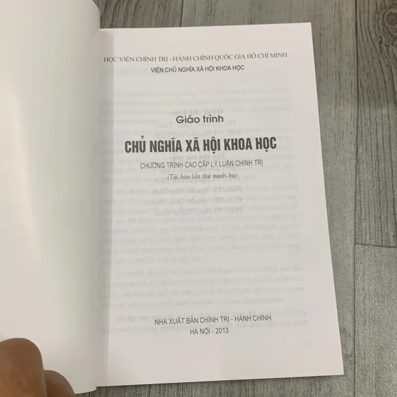 Giáo trình chủ nghĩa xã hội khoa học 1041289