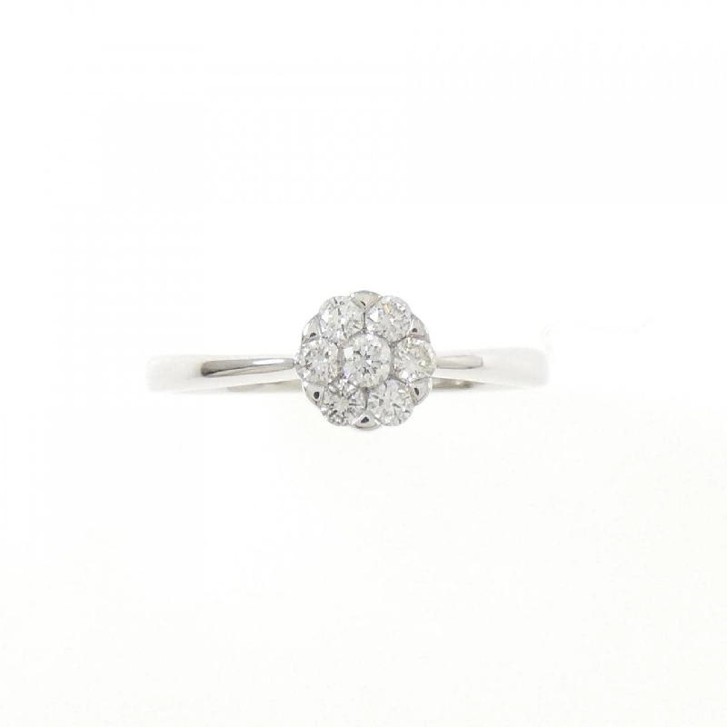 Nhẫn kim cương hoa K18WG 0.19CT - Hàng hiệu Authentic 849563