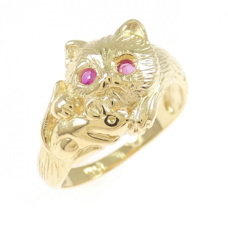 Nhẫn Ruby K18YG - Hàng hiệu Chính hãng 852730