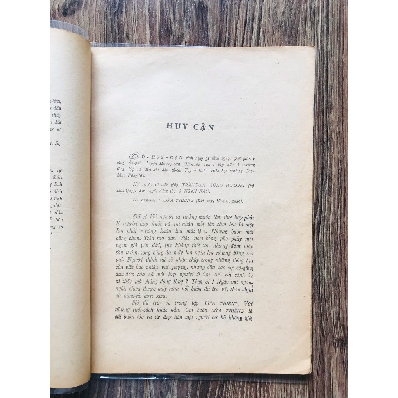 Lửa Thiêng - Huy Cận ( khổ lớn ) 52917