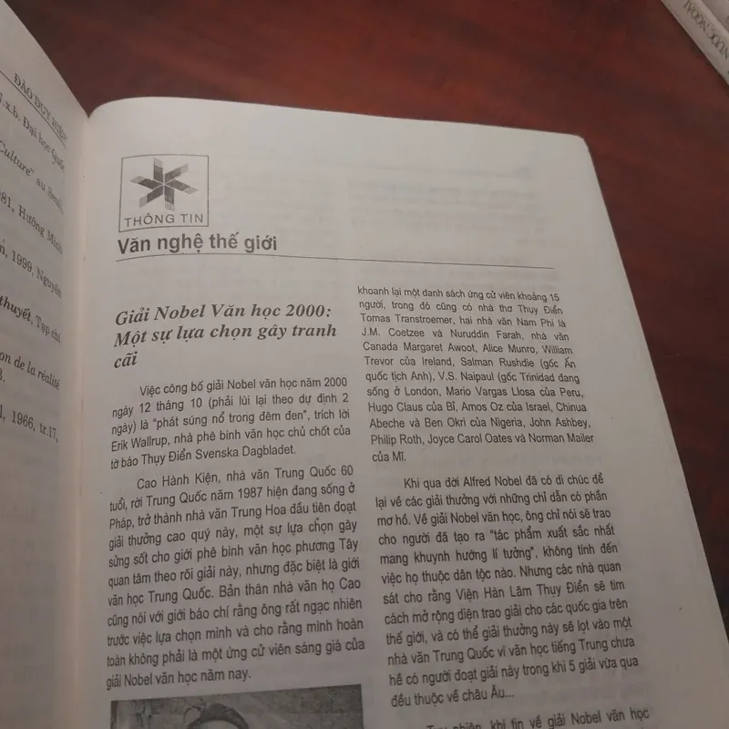 Văn học nước ngoài số 1, 2001 706417