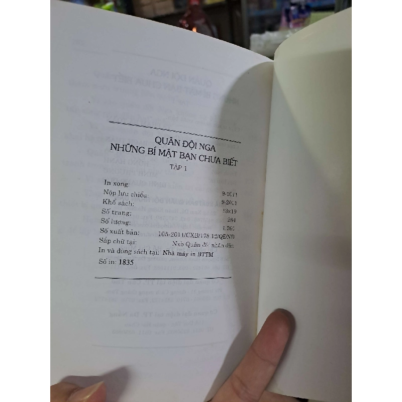 Quân đội Nga những bí mật bạn chưa biết tập 1 LỊCH SỬ - CHÍNH TRỊ - TRIẾT HỌC VAVO0910 920450