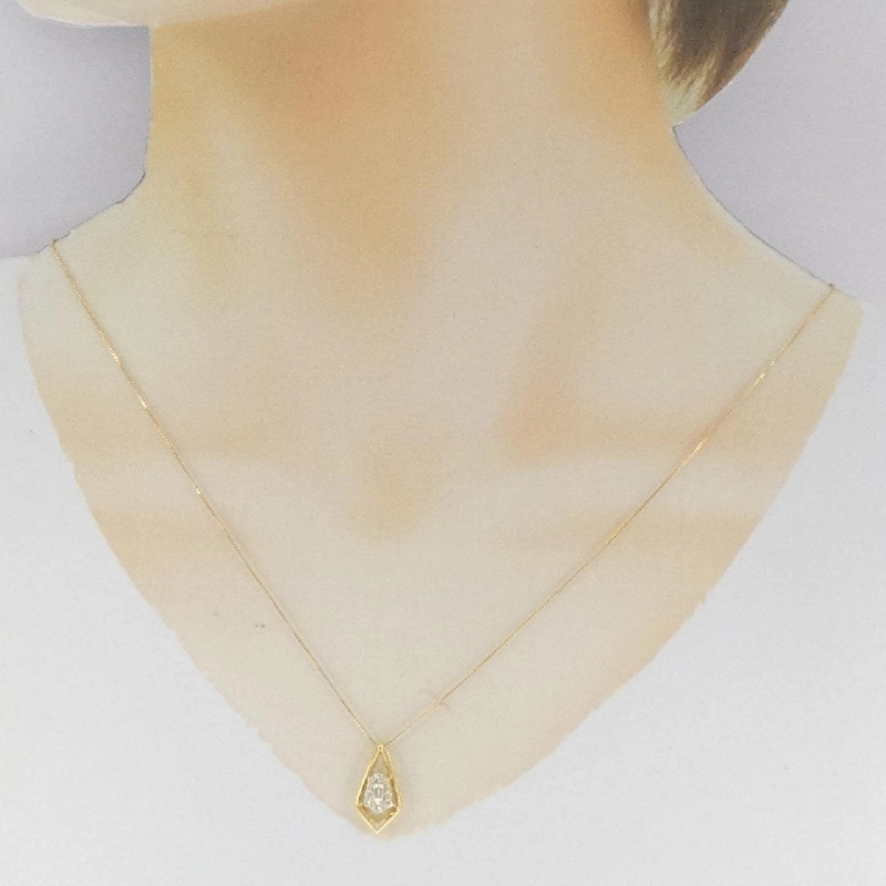 K18YG Dây chuyền kim cương 0.25CT - Hàng hiệu Authentic 865946