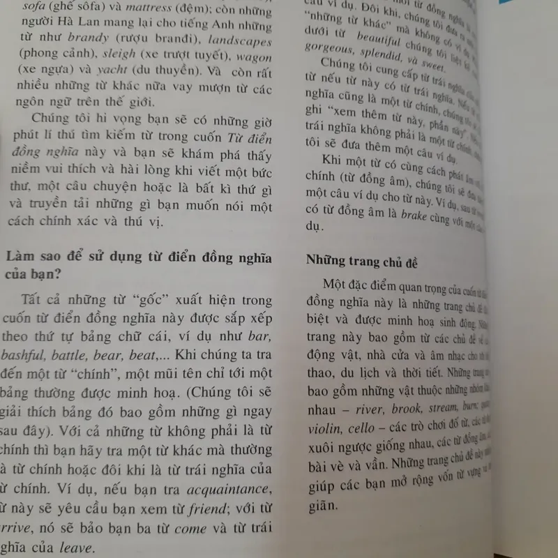 Từ điển Đồng nghĩa tiếng Anh. Tranh ảnh cho trẻ em. Biên dịch Nguyễn T. Kim Ngân 706197