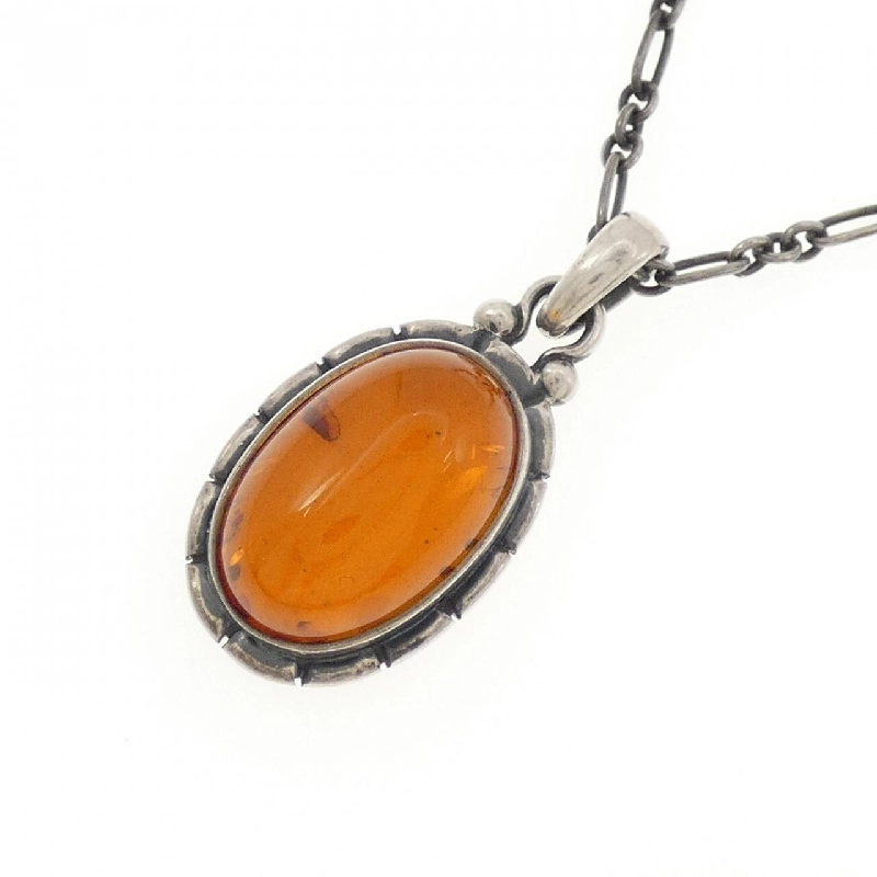 George Jensen vòng cổ hổ phách - Hàng hiệu Authentic 844575