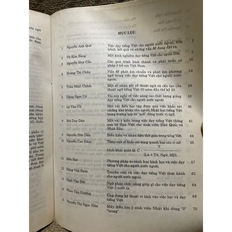 Tiếng Việt và việc dạy tiếng Việt cho người nước ngoài - sách khổ lớn  999364