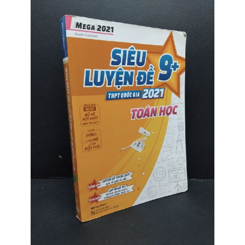 Mega 2021 siêu luyện đề 9+ THPT Quốc gia 2021 toán học (tặng kèm bảng công thức) mới 90% bẩn nhẹ 2020 HCM2608 Nguyễn Xuân Nam GIÁO TRÌNH, CHUYÊN MÔN 247059