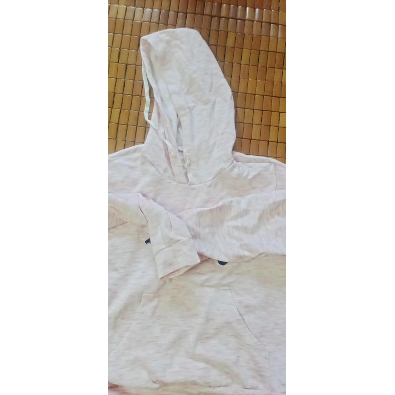 Hoodie hồng nhạt rộng và ấm 202205