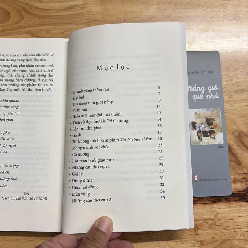 [Chữ Ký Tác Giả] - II Thơ: Nắng Gió Quê Nhà - Nguyễn Văn Gia - 2019 690049