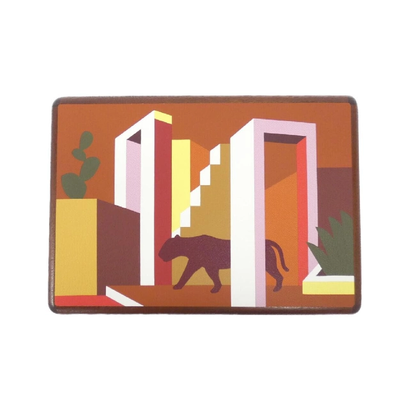 Hermès FELIN DANS UN JARDIN MEXICAN Hộp Casaque 32.5×22.5 400200M 625564