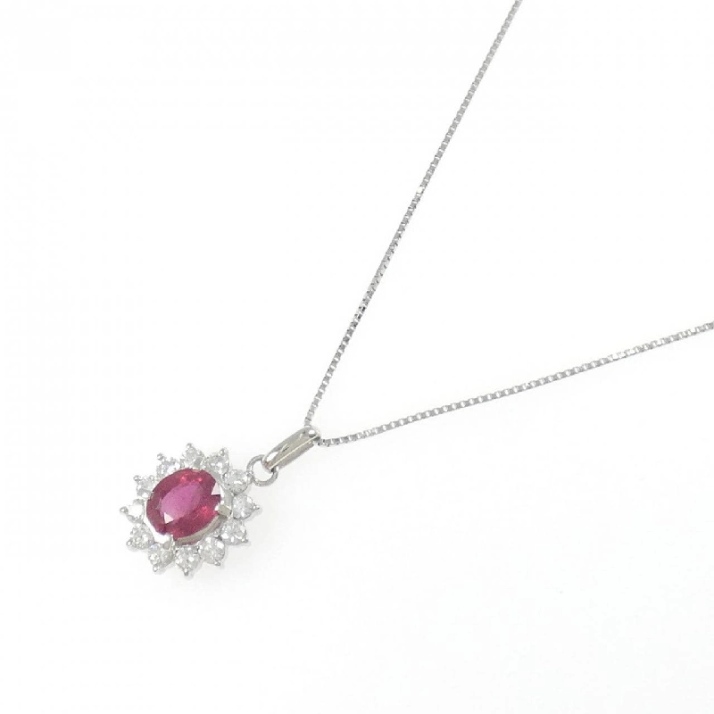 Dây chuyền ruby PT900/PT850 1.30CT - Hàng hiệu Chính hãng 861608