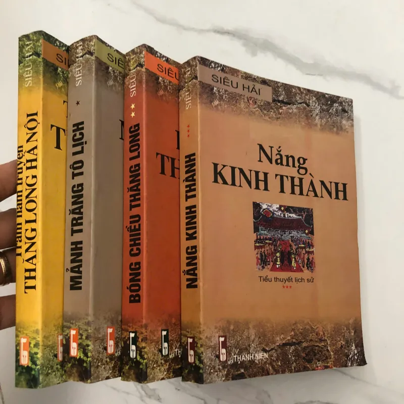 Combo Sách Lịch Sử Thăng Long (4 cuốn) - Siêu Hải - Tiểu thuyết Lịch sử 706041