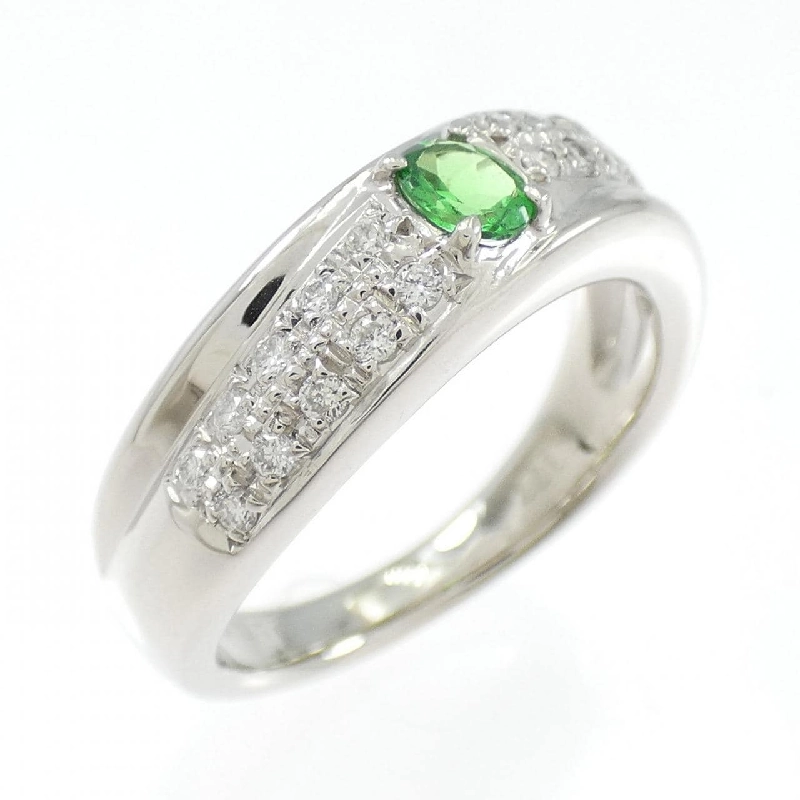 Nhẫn Garnet Xanh PT900 0.177CT - Hàng hiệu Chính hãng 853213