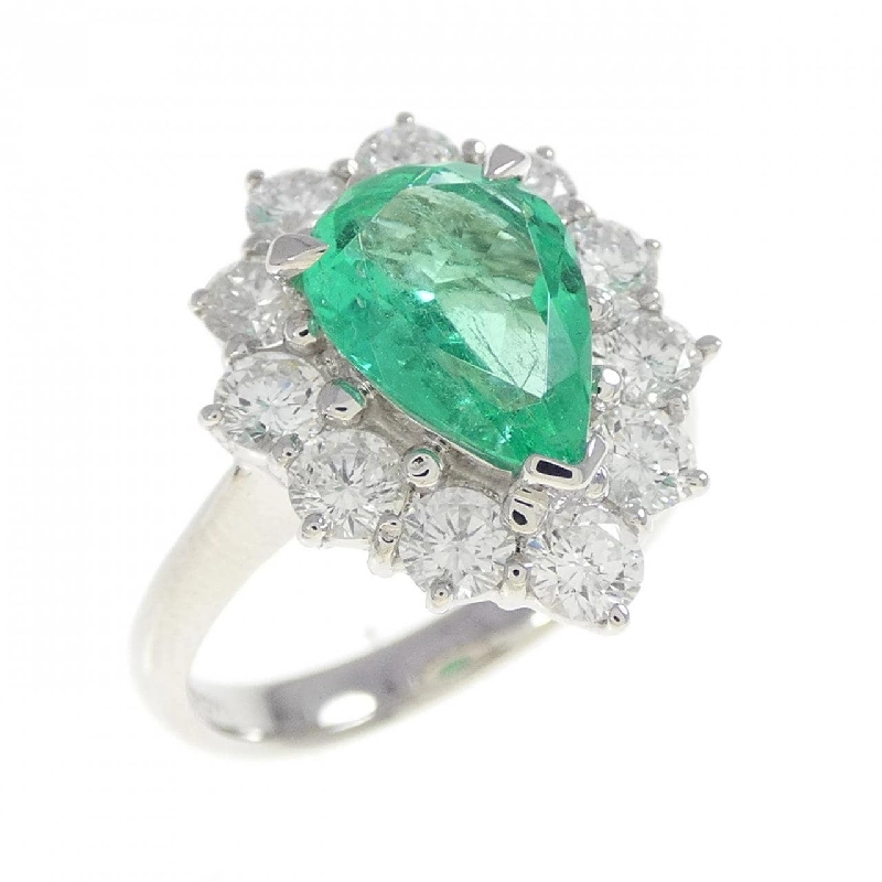 Nhẫn Emerald PT900 1.23CT - Hàng hiệu Chính hãng 855224