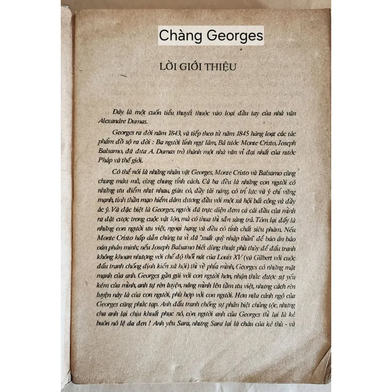 Alexandre Dumas cha - CHÀNG GEORGES 703415