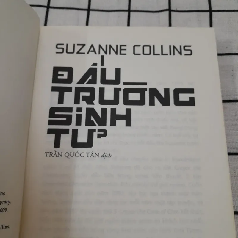Tg. SUZANNE COLLINS- ĐẤU TRƯỜNG SINH TỬ . Người dịch Tràn Quốc Tân  681987