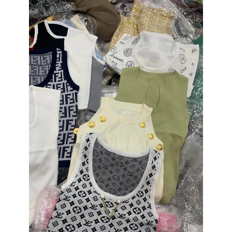 Áo tank top nữ Fendi in logo chất len mongtoghi hàng chuẩn QCCC 1024469