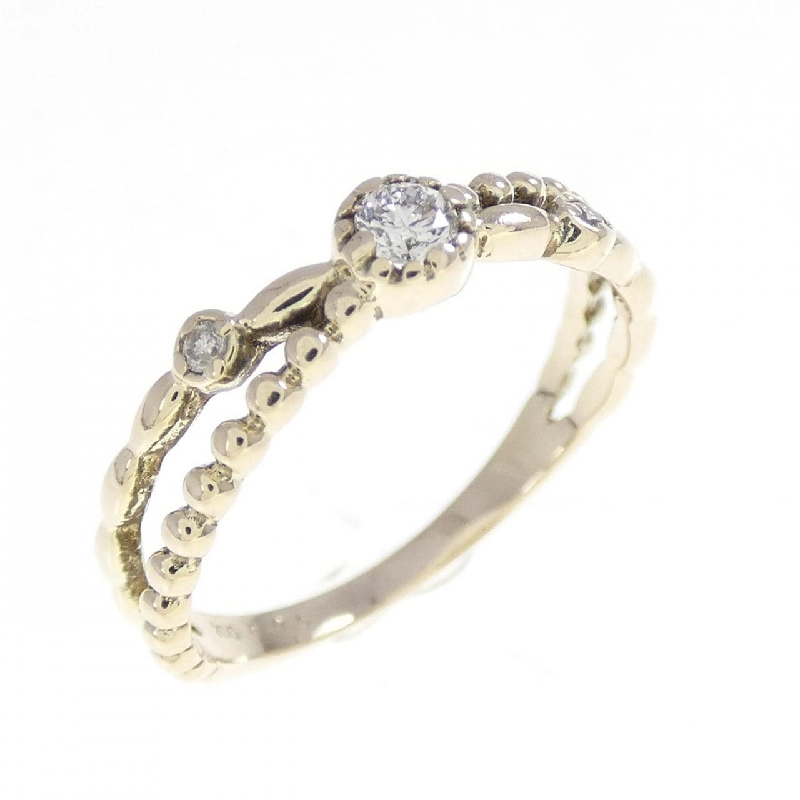 Nhẫn kim cương K10YG 0.06CT - Hàng hiệu Authentic 848934