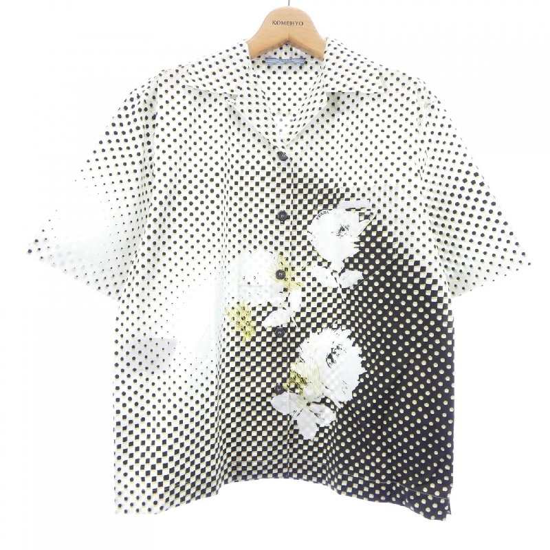 Áo sơ mi ngắn tay PRADA P433BN S201 1XDE - Hàng hiệu Chính hãng 774654