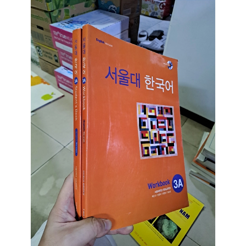 Bộ 2 cuốn tiếng hàn 3A Workbook + Student's book in màu HCM0808 HỌC NGOẠI NGỮ 919653