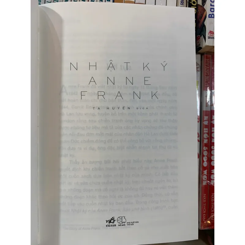 NHẬT KÝ ANNE FRANK - TẠ HUYỀN dịch 1011464