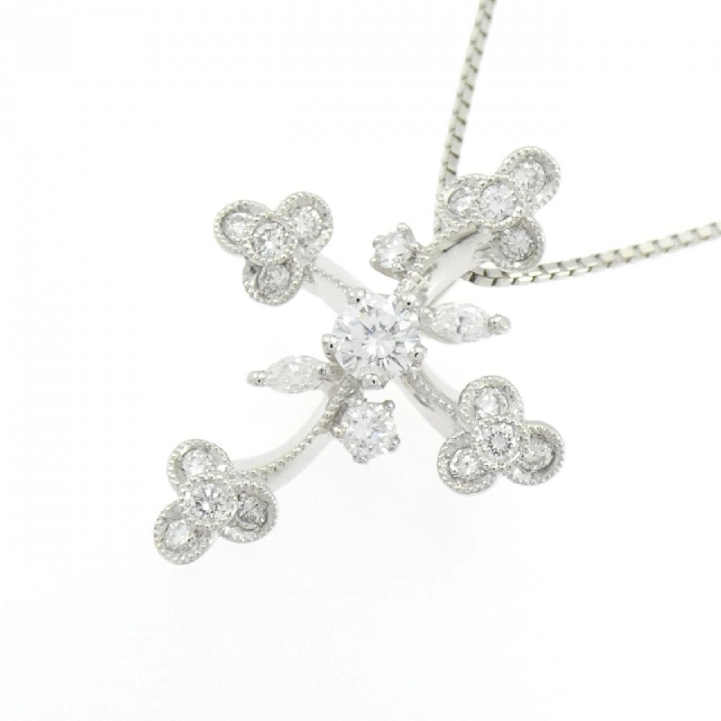 Dây chuyền kim cương PT900/PT850 0.52CT - Hàng hiệu Authentic 860308