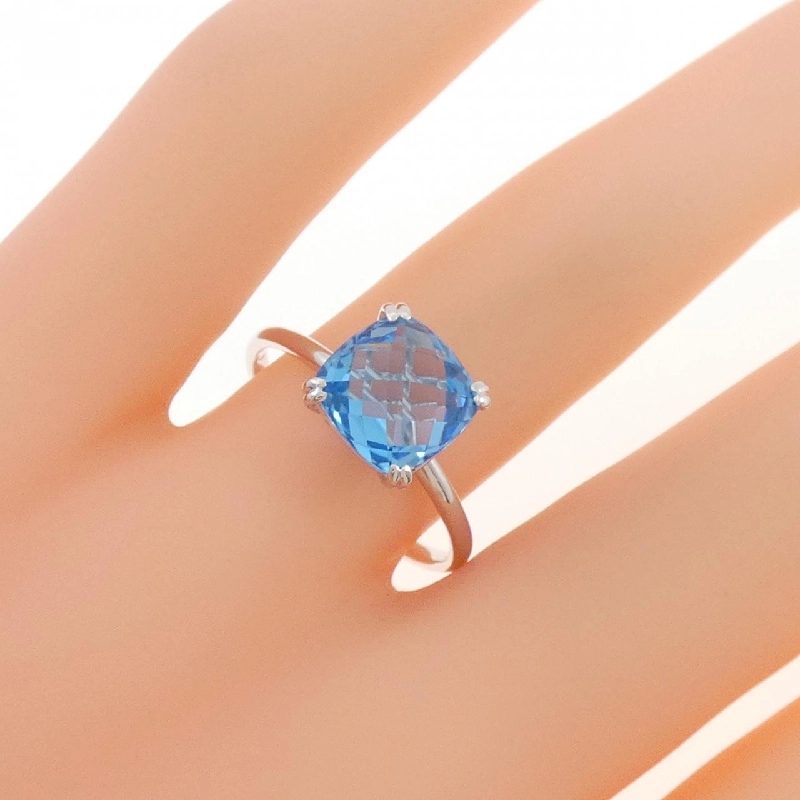 Nhẫn Blue Topaz K18WG 3.00CT 666231