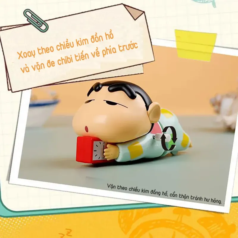 Đồ chơi Chibi độc lạ, bò trên đất, đạp xe vui vẻ, quà tặng cute cho bé iu nhà bạn 696252