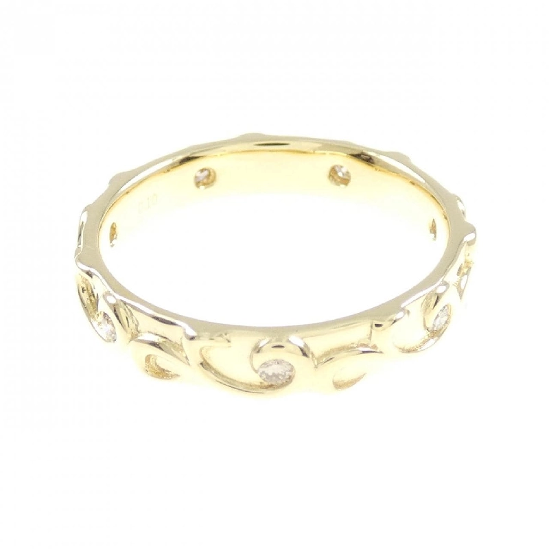 Nhẫn kim cương K18YG 0.10CT 671989