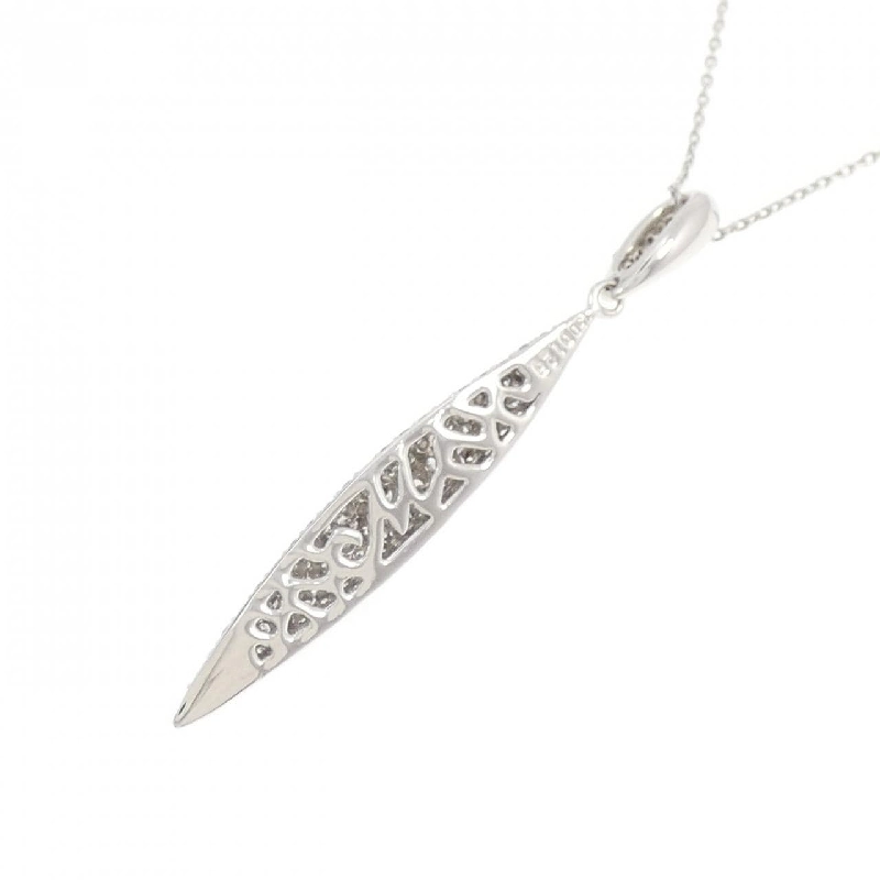750WG/K18WG Pave Diamond Necklace 1.26CT - Hàng hiệu Chính hãng 860614