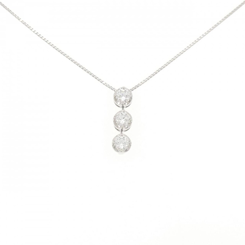 Dây chuyền kim cương PT900/PT850 0.527CT F SI1 EXT - Hàng hiệu Chính hãng 873711