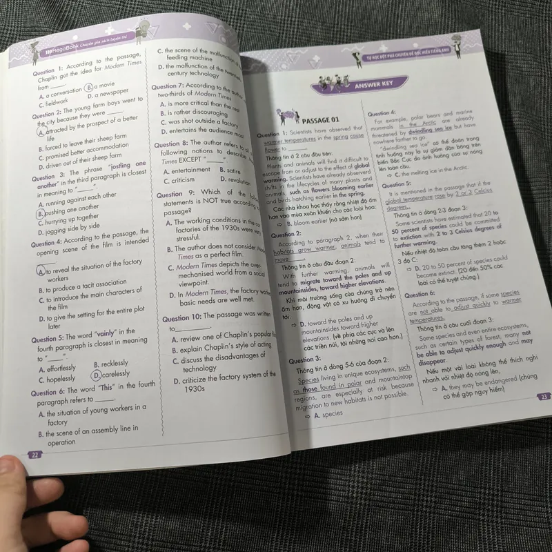 Tự học đột phá Chuyên Đề Đọc Hiểu Tiếng Anh - Hoàng Đào (chủ biên) - Giá bìa 139k 697703