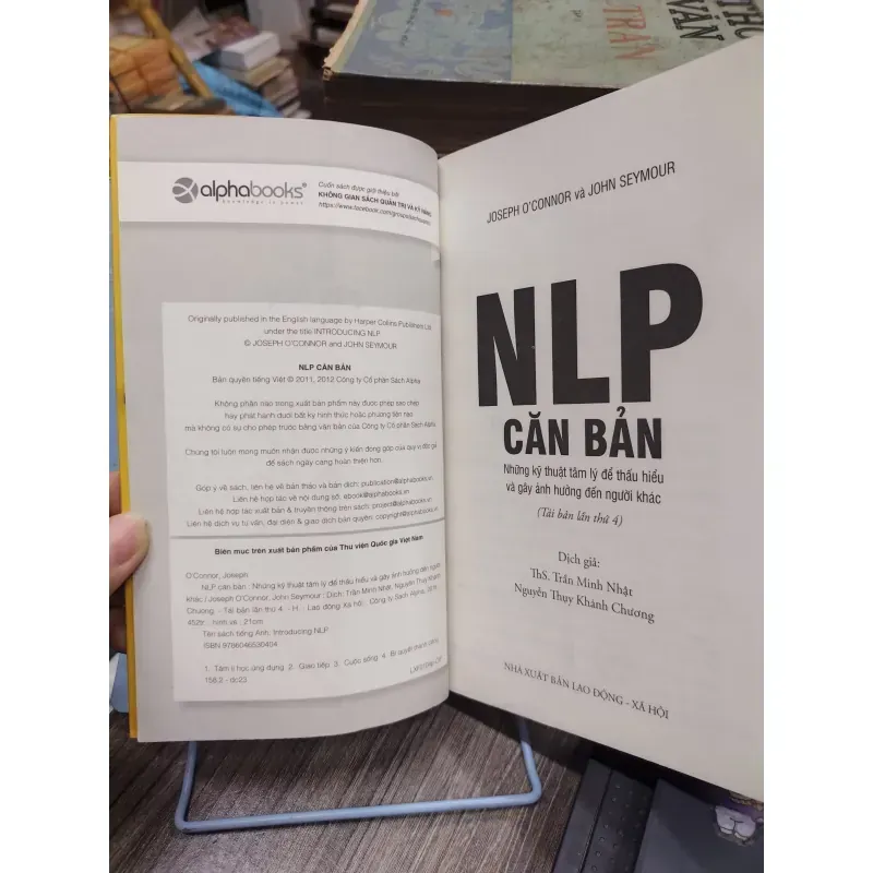 Sách: NLP căn bản - TG: John Seymour và Joseph O'Connor (B1) 960485