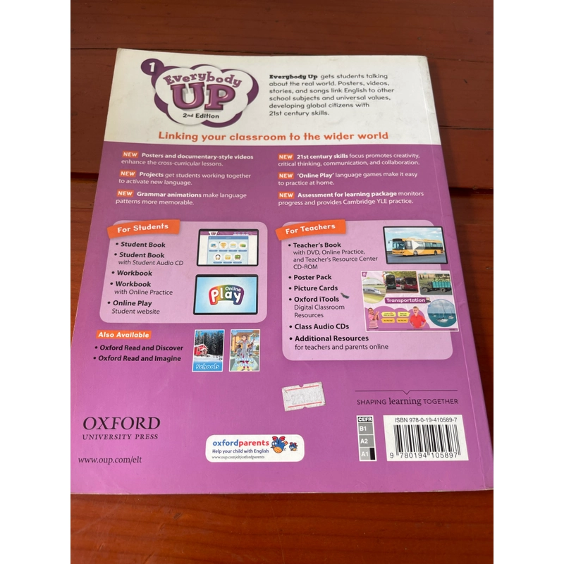 HỌC TIẾNG ANH Everybody up student book 1 539350