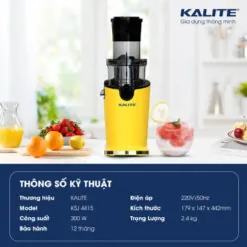 Kalite KSJ4415 – Siêu kiệt bã, ép khỏe – tháo lắp nhanh 714969