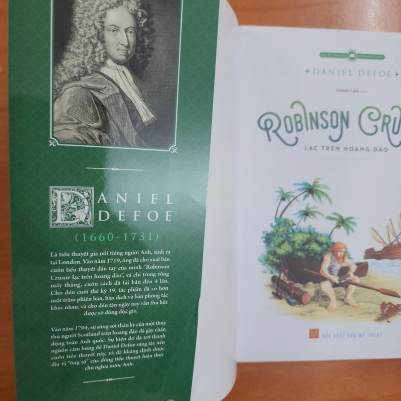 Sách Robinson Crusoe lạc trên hoang đảo của Daniel Defoe 522668