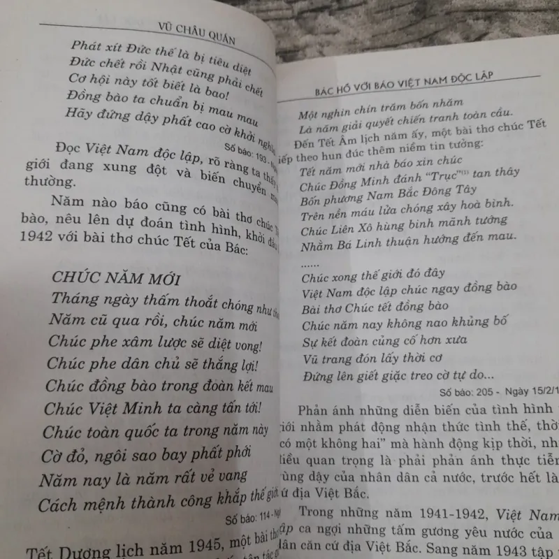 BÁC HỒ với báo VIỆT NAM ĐỘC LẬP. Tác giả Vũ Châu Quán 748490