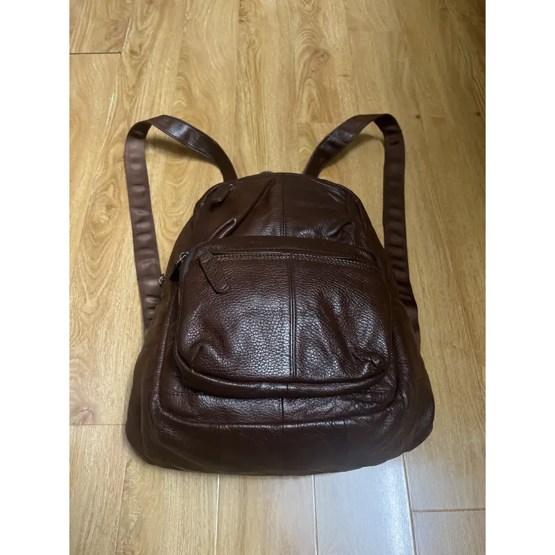 Balo nữ 28*35*10 da thật 2hand 973034