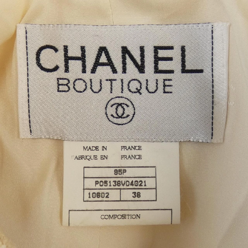 【Mã giảm giá】【Cổ điển】Áo khoác không cổ CHANEL 636523