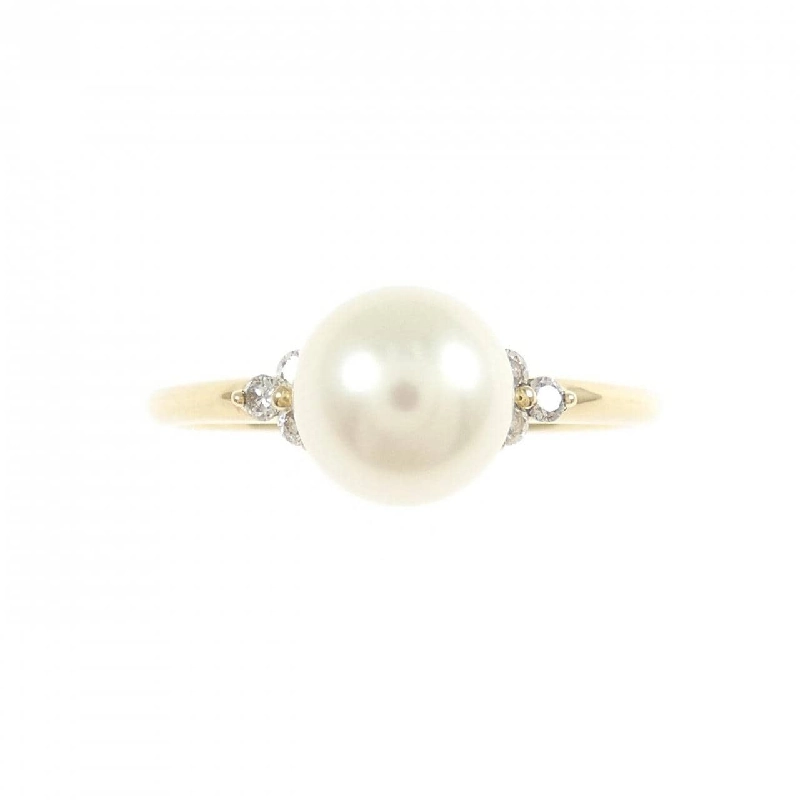 Nhẫn ngọc trai Akoya K18YG 6.6mm 666228